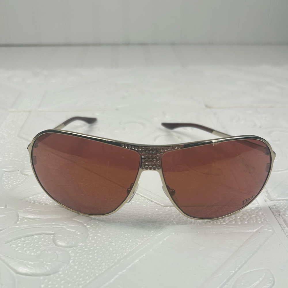 Christian Dior Vintage Aviator Sunglasses with Brown Gradient Lenses Women’s - Picture 11 of 11